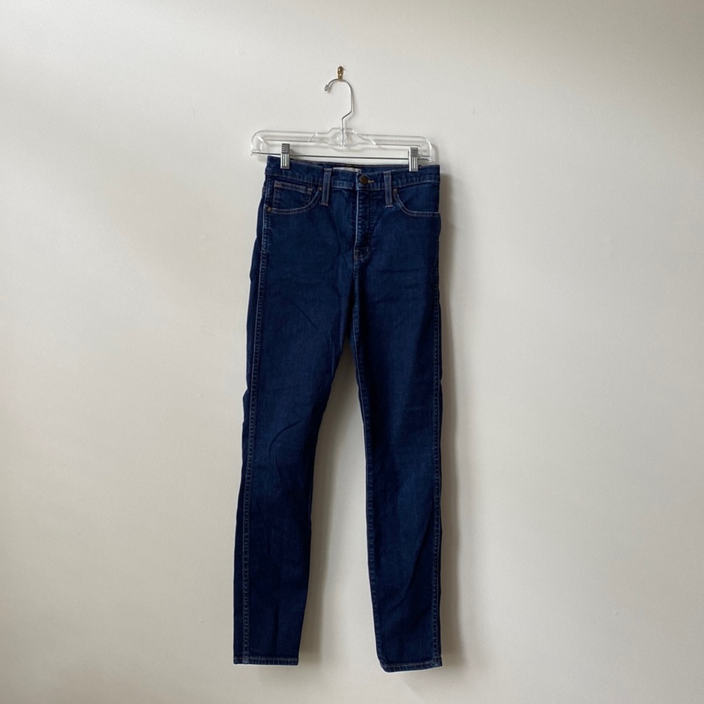 Madewell 10” high-rise skinny jeans, size 26